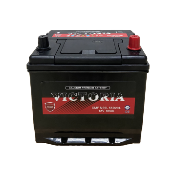 12V 60AH N60 55D23L Lood-zuur-startbatterij